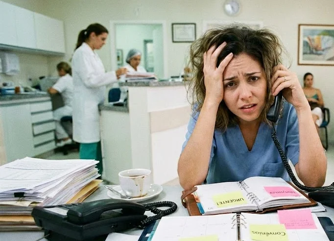 Secretária tradicional